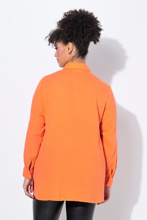 Immagine prodotto Miamoda Bluse, A-Linie, Musselin, Ziernähte (52)