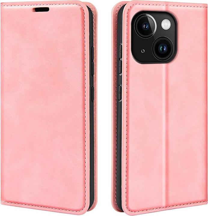 Actual product image Cover-Discount iPhone 15 Plus - Stand Flip Case Cover pink (Apple iPhone 15 Plus)