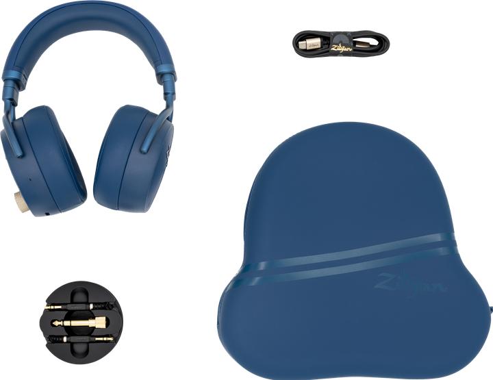 Actual product image Zildjian Over-Ear-Kopfhörer ALCHEM-E Perfect Tune Blau (ANC, 45 h, Cable, Wireless)