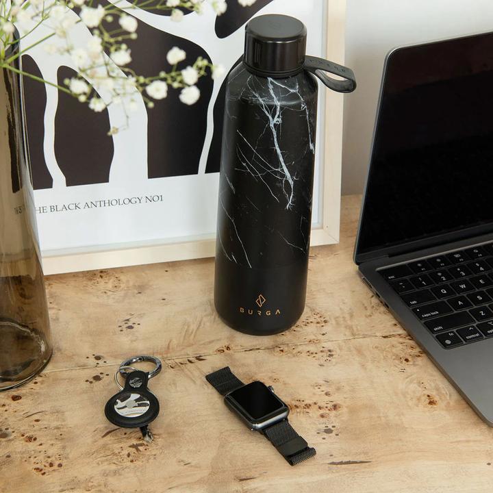 Actual product image Burga Apple Watch Band Metal Mesh Black 38mm / 40mm / 41mm (Milanaise RVS vlechtwerk)