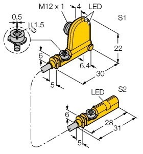Turck Capteur de champ magnétique (Capteur)