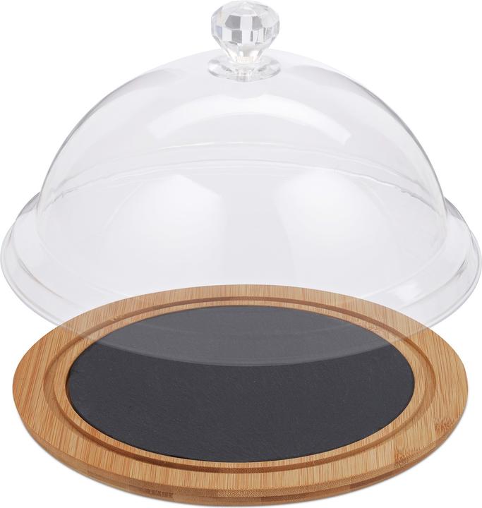 Immagine prodotto Relaxdays Formaggiera con campana e 2 posate