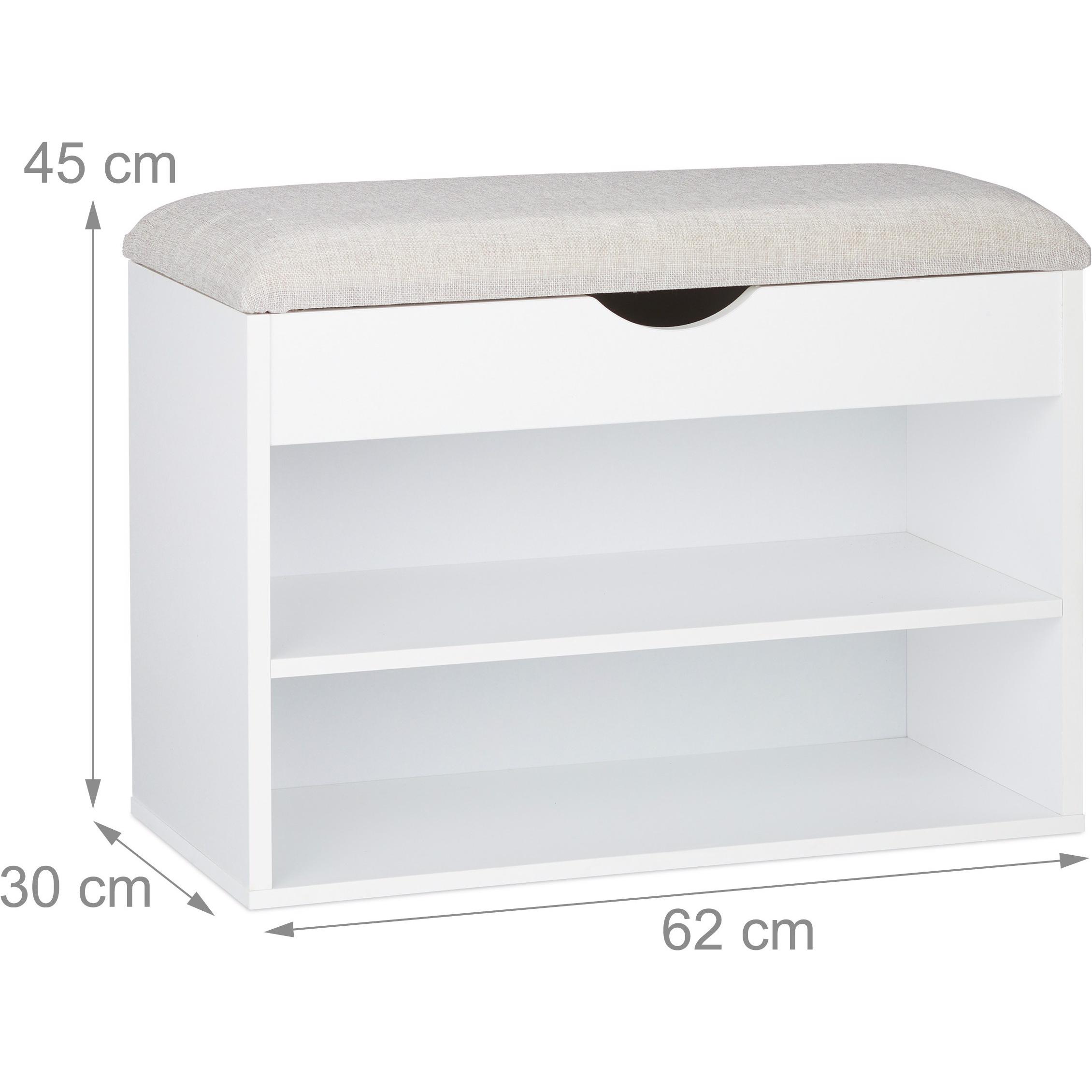 Relaxdays, Schuhschrank, Cal (62 x 30 x 45 cm)