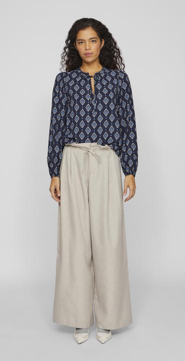 Produktbild Vila Gemustertes Oberteil mit langen Ärmeln (34)