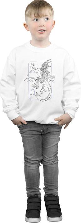 Produktbild Dragon Line Art Sweatshirt Jungen (128)