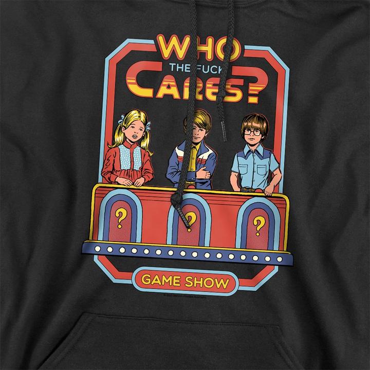 Produktbild Steven Rhodes Who Cares Kapuzenpullover (S)