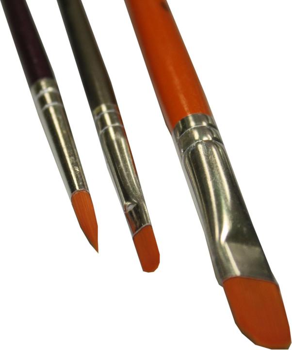 Actual product image Magni 955512 - Professional brush set, round brush size 3, cat's tongue brush size 2 and 8
