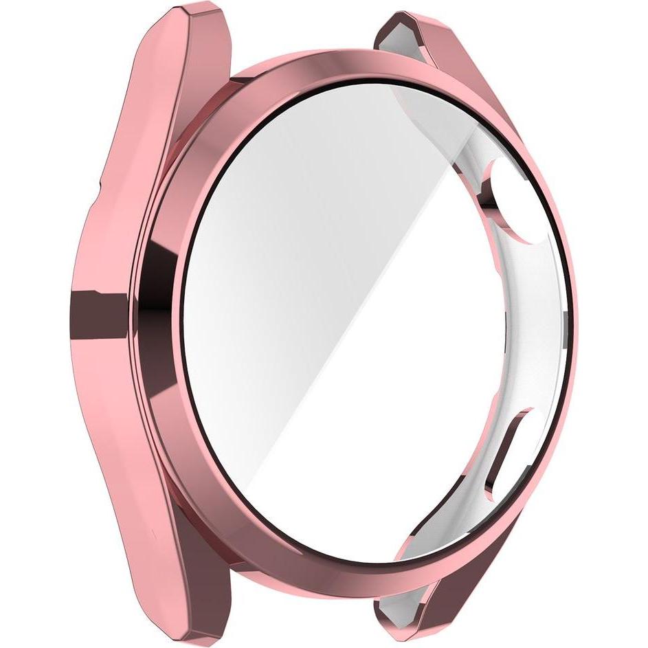 Thumbnail - König Design Schutz Tasche Hülle für Huawei Watch3 Pro Case Cover Bumper Etuis Schale Tasche, Smartwatch Zubehör, Rosa