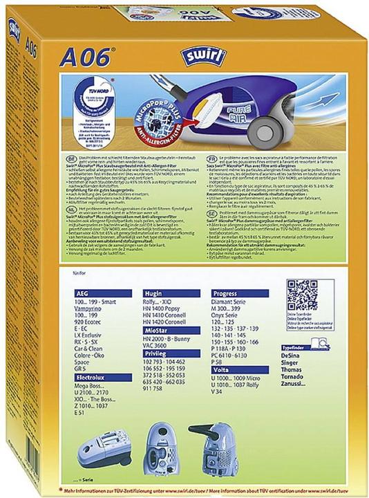 Valeurs nutritives et ingrédients Swirl A 06 (4x)