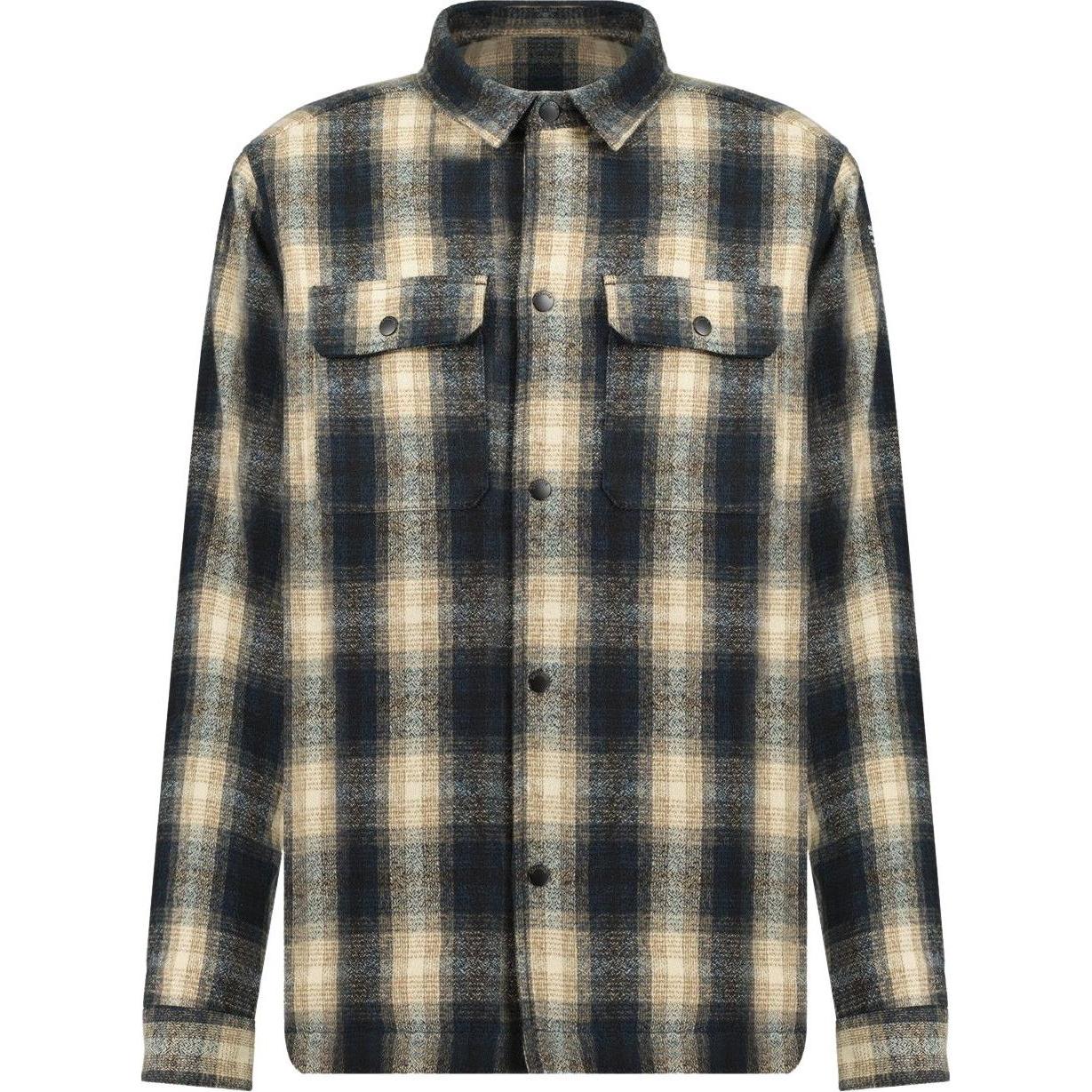 Deeluxe, Herren, Hemd, karierte überhemd n ellen, Beige, (S)