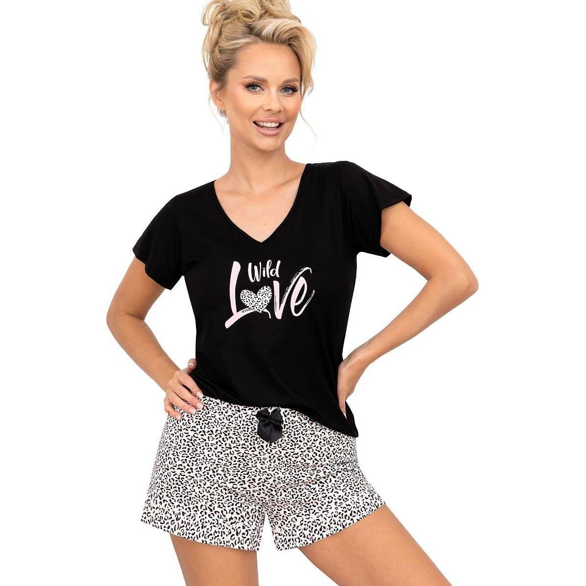 Donna, Damen, Pyjama, Pyjama, Schwarz, (40)