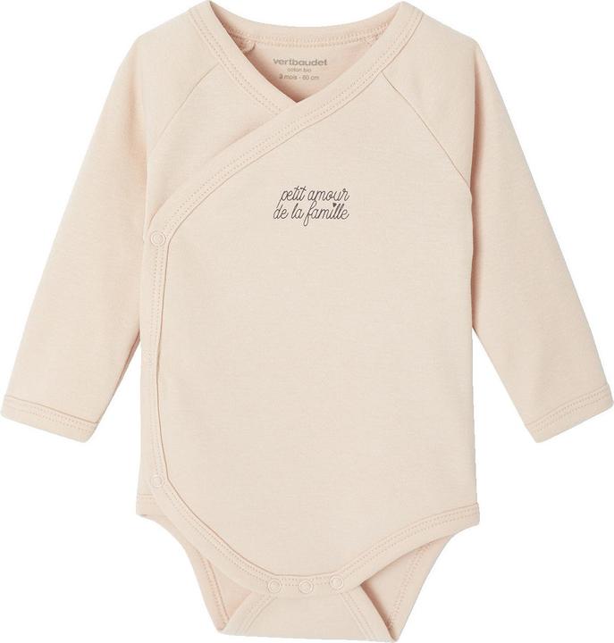 Image du produit Vertbaudet Bio-Kollektion: 5er-Pack Baby Wickelbodys mit langen Ärmeln (68)