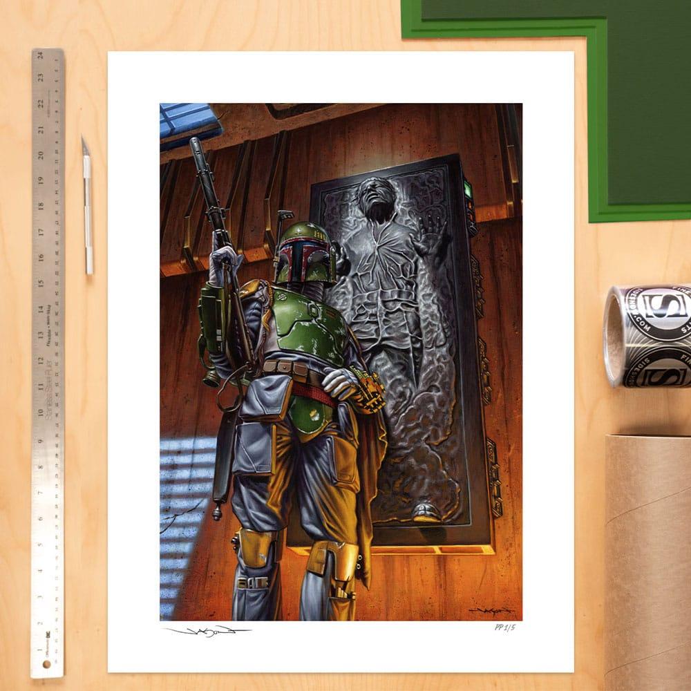 Thumbnail - Sideshow, Bilder, Star Wars Kunstdruck Boba Fett: The Bounty 46 x 61 cm - ungerahmt (46 x 61 cm)