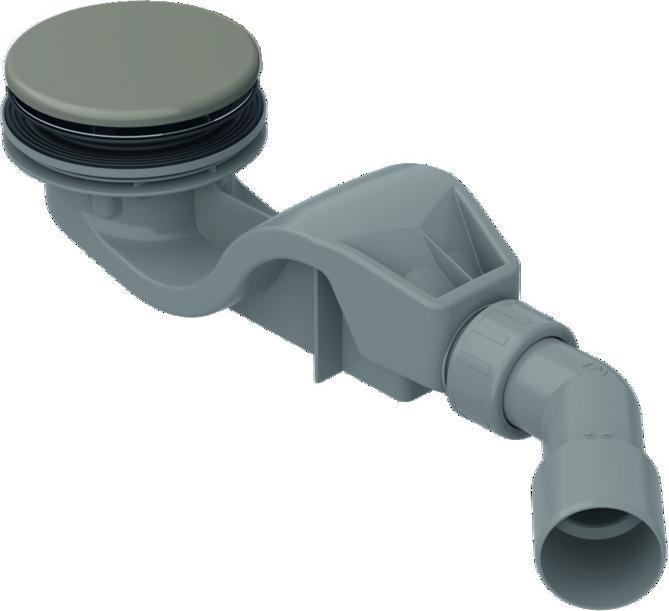 Actual product image Bette Solid 50 drain set, lateral 0.6 l/s (Drainage set)