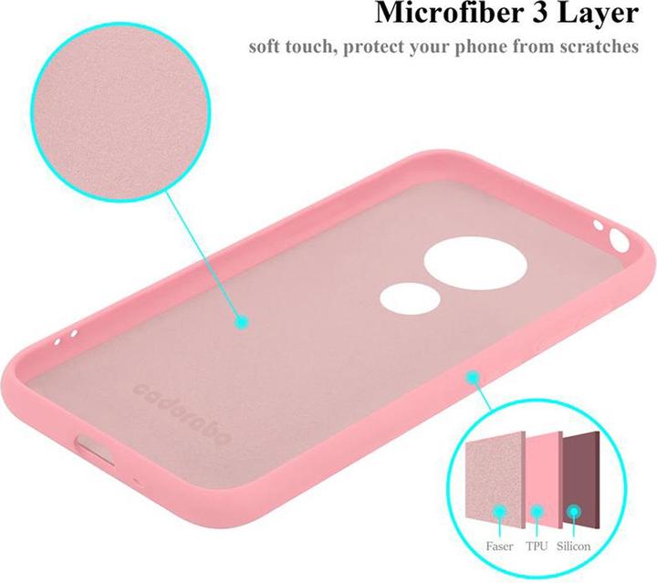 Produktbild Cadorabo TPU Liquid Silicone Case Cover (Motorola Moto E5 Play Go)