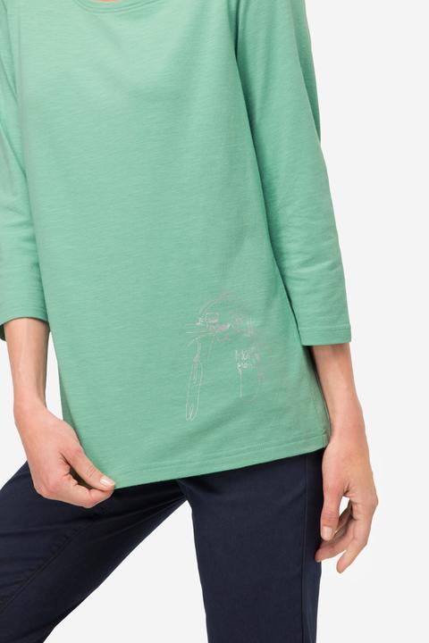 Actual product image Laurasøn Seal Motif 3/4 Sleeve Tee (S)