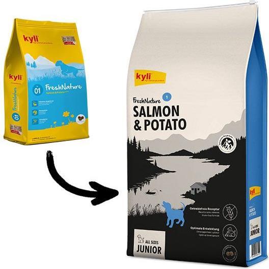 Immagine prodotto Kyli FreshNature Nr. 1 Salmon & Potato Junior (Junior, 3000 g)