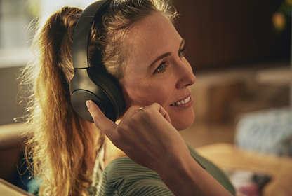 Actual product image Philips TAH8507BK/00 (ANC, 55 h, Wireless)