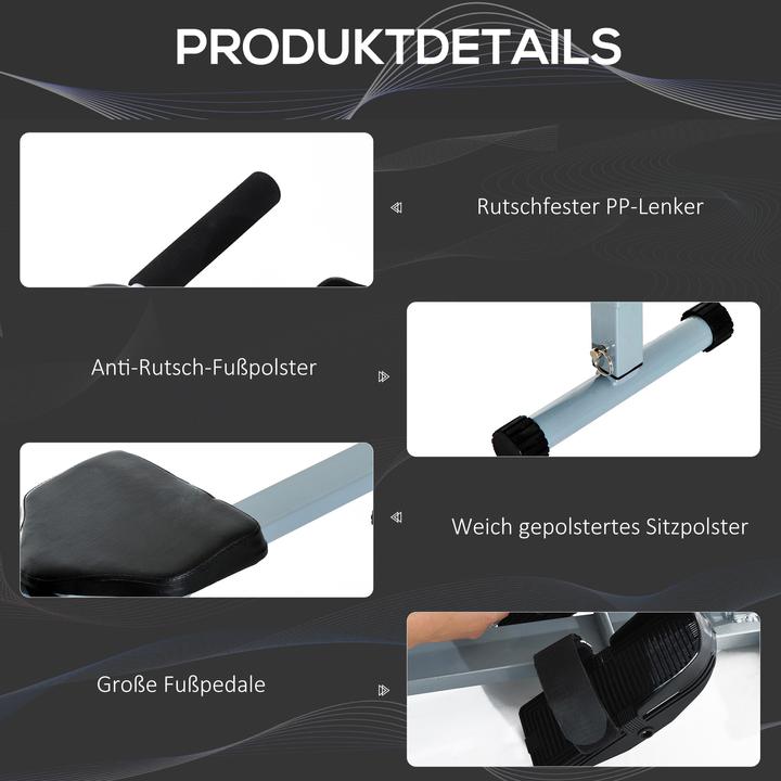 Produktbild Homcom Ruderzugmaschine mit LCD Display