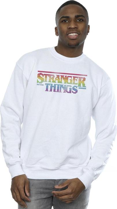 Produktbild Netflix Stranger Things Rainbow Dot Logo Sweatshirt (XXL)