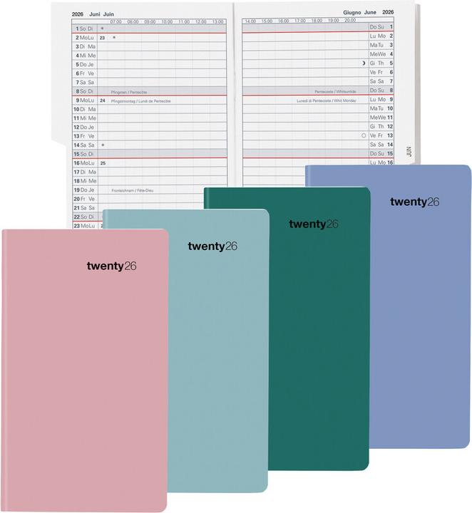 Immagine prodotto Biella Planning Luzern Colorful all in one (1 giorno / 2 pagine)