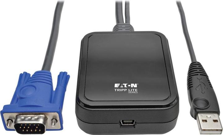 Immagine prodotto Eaton Adattatore da console KVM a carrello portatile per laptop USB 2.0 con trasferimento file e Vid