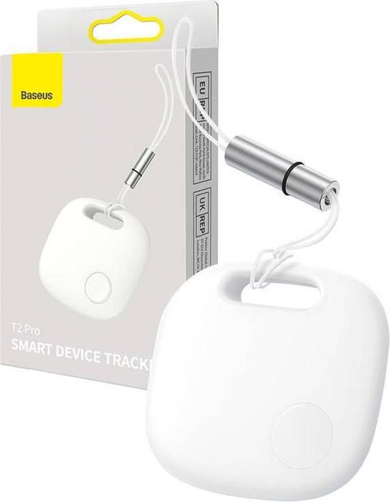 Actual product image Baseus T2 Pro Smart GPS Locator for Baby Bag Keys White (FMTP000002) (Android, iOS)