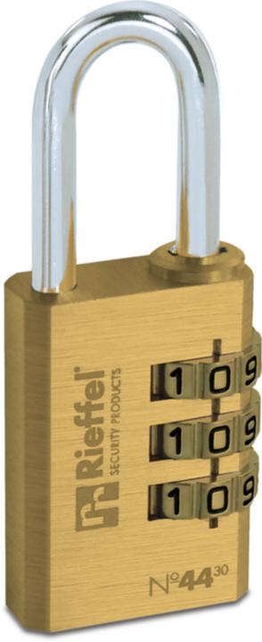 Actual product image Rieffel Brass combination lock 44/40