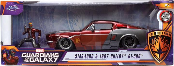 Image du produit Jada Marvel Star Lord 1967 Ford Mustang 1:24