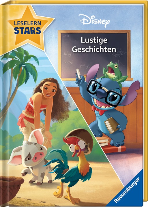 Productafbeelding Ravensburger Disney: Lustige Geschichten mit Stitch und Vaiana - Lesen lernen mit den Leselernstars - (Duits, Sarah Dalitz, 2025)