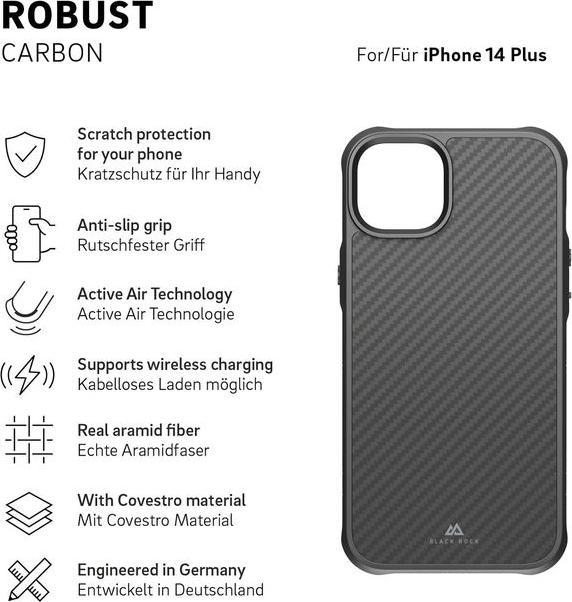 Produktbild Black Rock Robust Carbon (Apple iPhone 14 Plus)