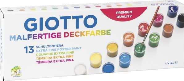 Actual product image Giotto Ready-to-paint opaque colour 13x18ml (Multicoloured, 18 ml)