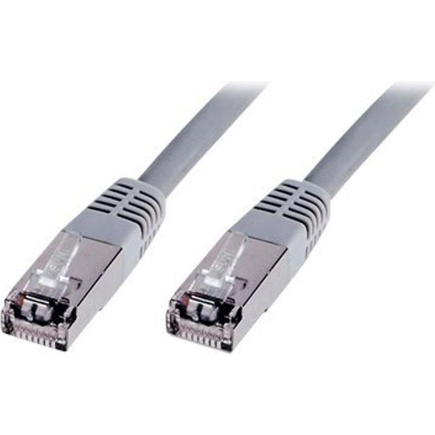 Thumbnail - Digitus CAT 5e SF-UTP Patchkabel PVC AWG 26/7 Länge 5 m Farbe Grau (SF/UTP, CAT5e, 5 m), Netzwerkkabel