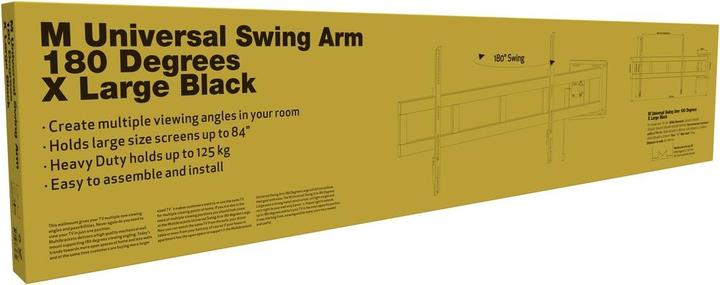 Actual product image Multibrackets M Universal Swing Arm 180 (Wall, 84", 125 kg)