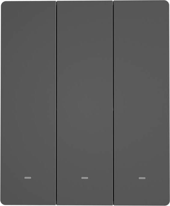Produktbild Sonoff Smart 3-Channel Wi-Fi Wall Switch Black (M5-3C-80)