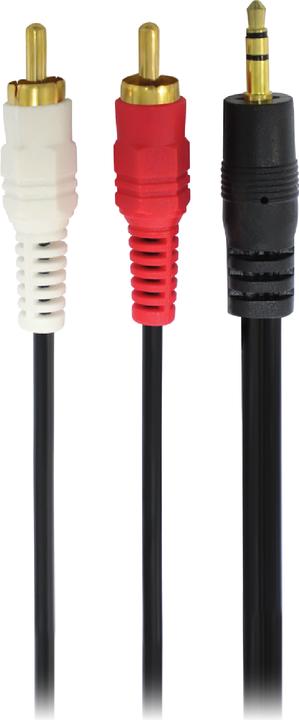 Immagine prodotto Setty cable audio Jack 3,5 mm - 2xCinch 5,0 m KJ-2C51 black (5 m)