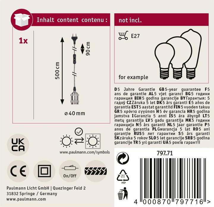 Actual product image Paulmann Glow Eldar (E27)