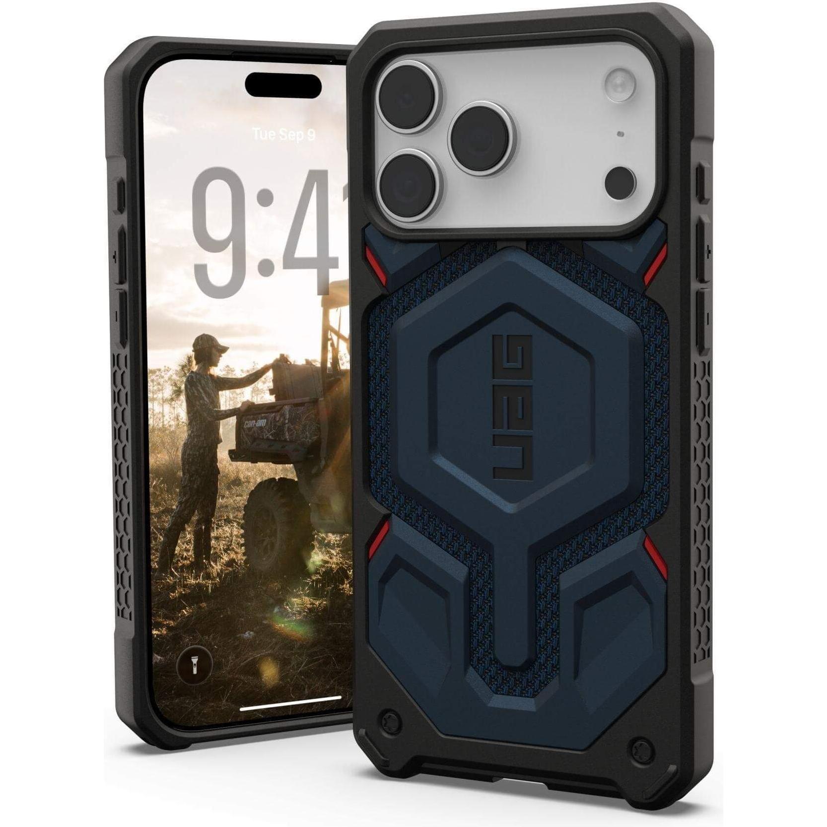 UAG Monarch Pro MagSafe (Apple iPhone 17 Pro Max), Cover smartphone, Blu