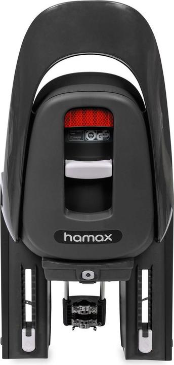 Produktbild hamax Caress Sattelrohr grau/dunkelgrau/rot (Gepäckträger)