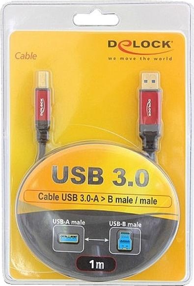 Produktbild Delock USB A – USB B (3 m, USB 3.0)