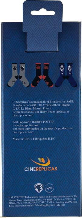 Immagine prodotto Cinereplicas Harry Potter - Calzini delle Arti Oscure (3 paia) (confezione da 3, 43 - 46)