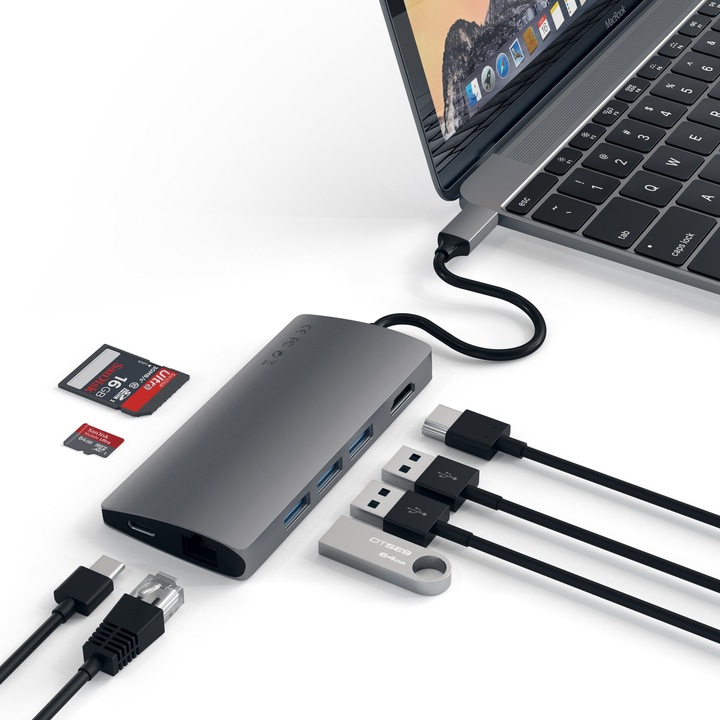 Actual product image Satechi ST-TCMA2M (USB-C, 6 Ports)