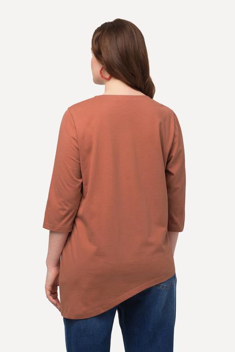 Actual product image Ulla Popken Eco Cotton Asymmetric Wave Tee (46, 48)