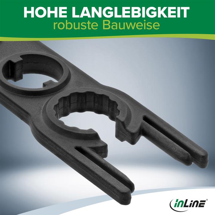 Produktbild InLine Montageschlüssel für Solarstecker (MC4 / PV4) 2er Set (Solaranlage Montagematerial)