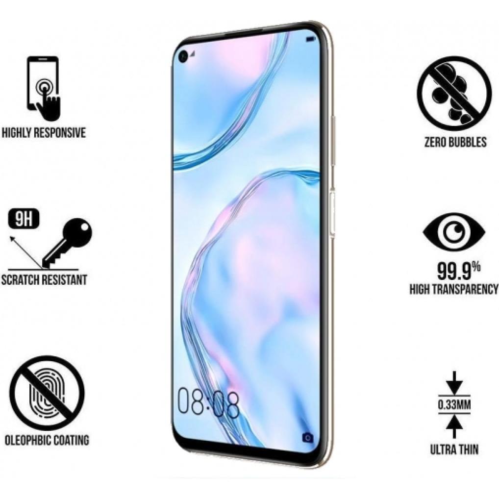 Thumbnail - Screenguard Huawei P40 Lite Full Screen Panzerglas Schutzfolie 2.5D 9H (1 Stück, Huawei P40 Lite), Smartphone Schutzfoli...