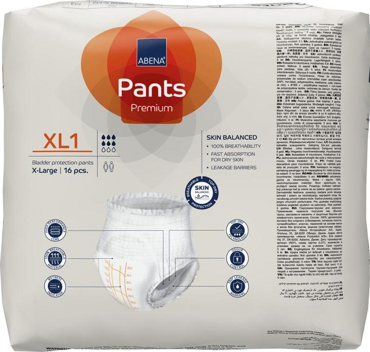 Actual product image Abena Premium XL1 orange (16 x, Large plus)