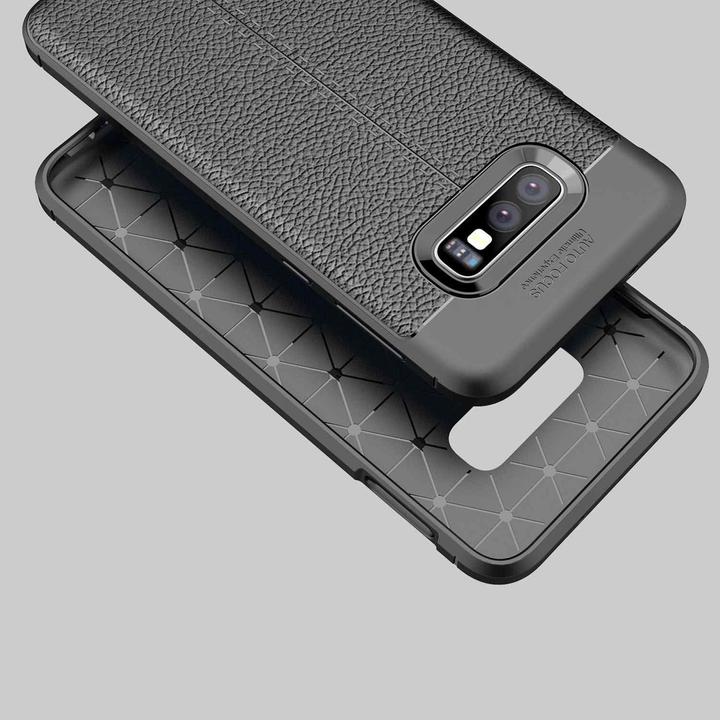 Produktbild Cadorabo TPU Cover Kunstleder Struktur (Samsung Galaxy S10e)