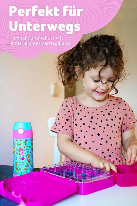 Actual product image Jarlson Brotdose für Kinder mit 6 Fächern