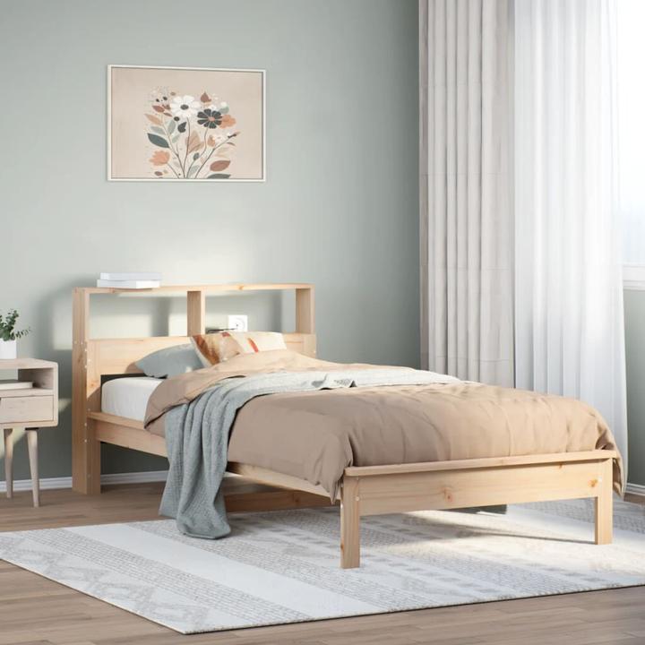 Image du produit vidaXL Bett mit Regal (75 x 190 cm)
