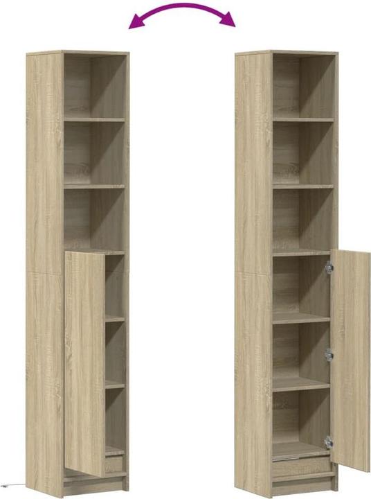 Actual product image vidaXL LED sideboard
